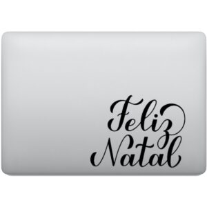 Adesivo de Notebook Feliz Natal Manuscrito